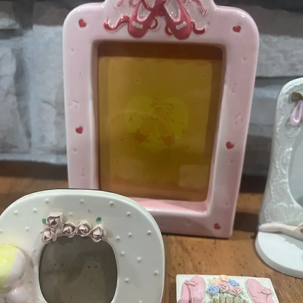 Vintage ballerina photo picture frames
